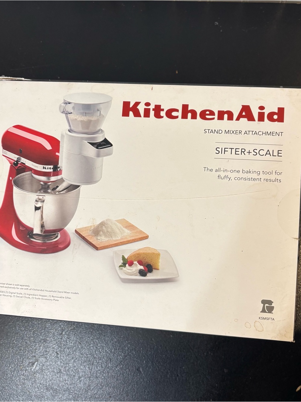 KitchenAid KSMSFTA Stand Mixer Sifter Scale Attachment